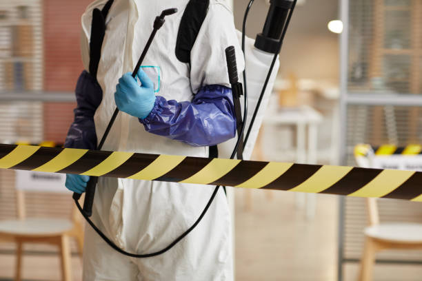 Professional Blood Cleanup technician working in Hortonville, WI
